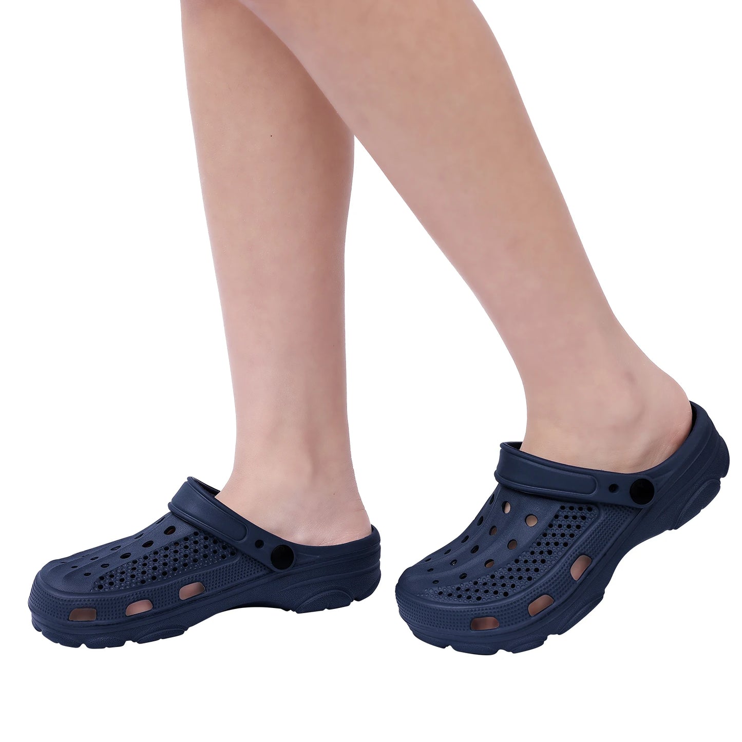 Shevalues Fashion Men Clogs Slippers Casual Hole Beach Sandals Outdoor Men Garden Shoes Summer Soft Sandals Home Bathroom Slides