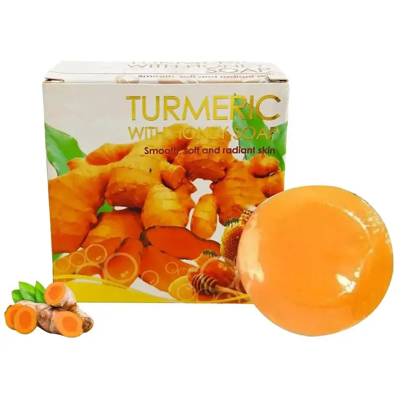 50g Face Wash Bar Soap turmeric soap bar Facial Hydrating Cleansing Face Soap Antioxidant Deep Cleansing Turmeric Soap