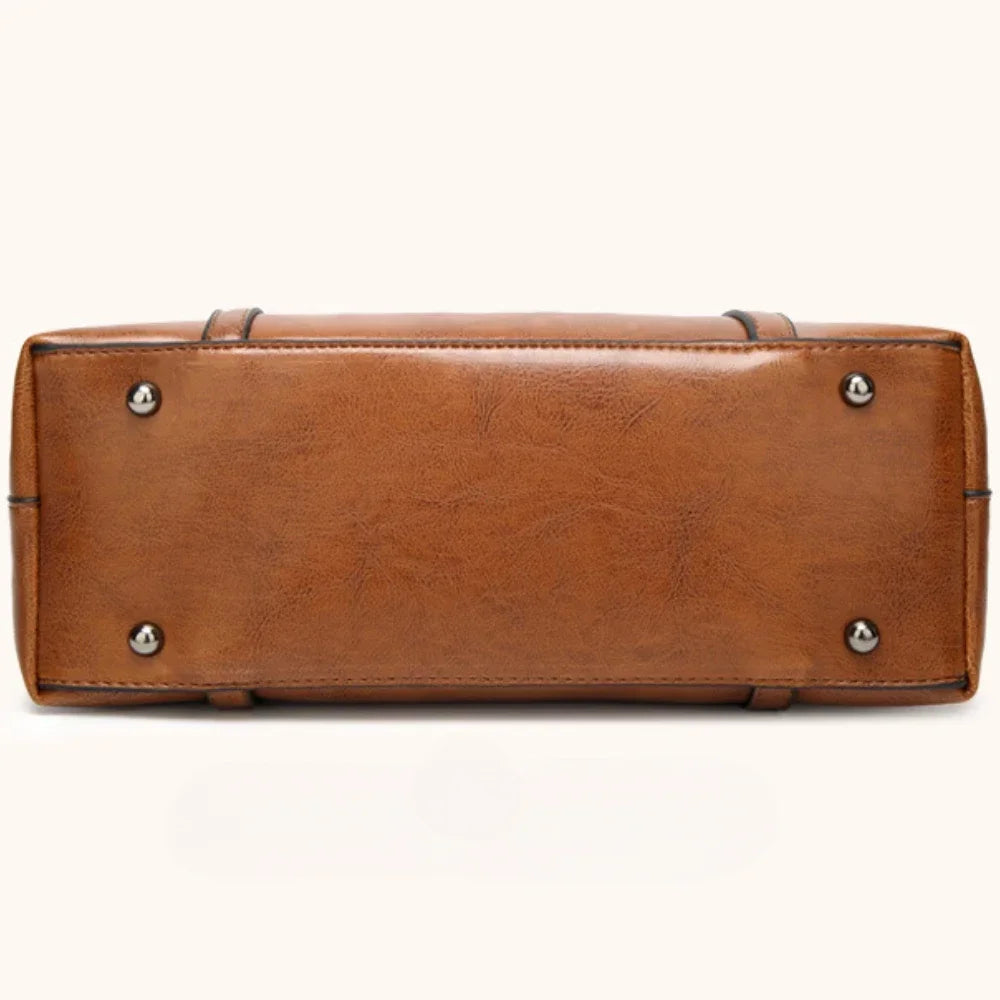 Shoulder Bags for Women Oil Wax Leather Handbag Tote Crossbody Bag Vintage Satchels Women Bags Designer Handbag High Quality