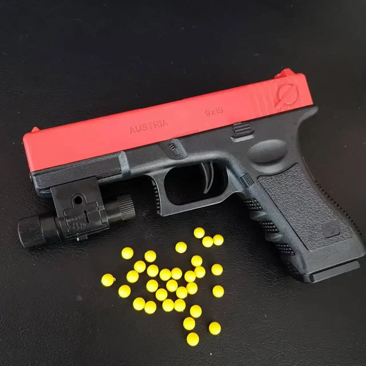 Lower Magazine G17 Manual Pistol Foam Soft Ball Bullet Toy Gun Airsoft Launcher CS Shooting Games Weapons for Kids Boys Gift