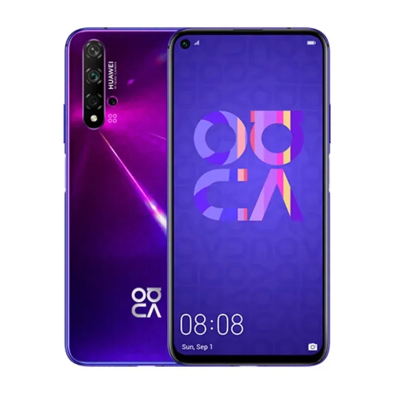 HUAWEI Nova 5T Smartphones Android Google Play Store 48MP Camera 6.26 inch 128GB 256GB ROM Mobile phones 4G Network Cell phone
