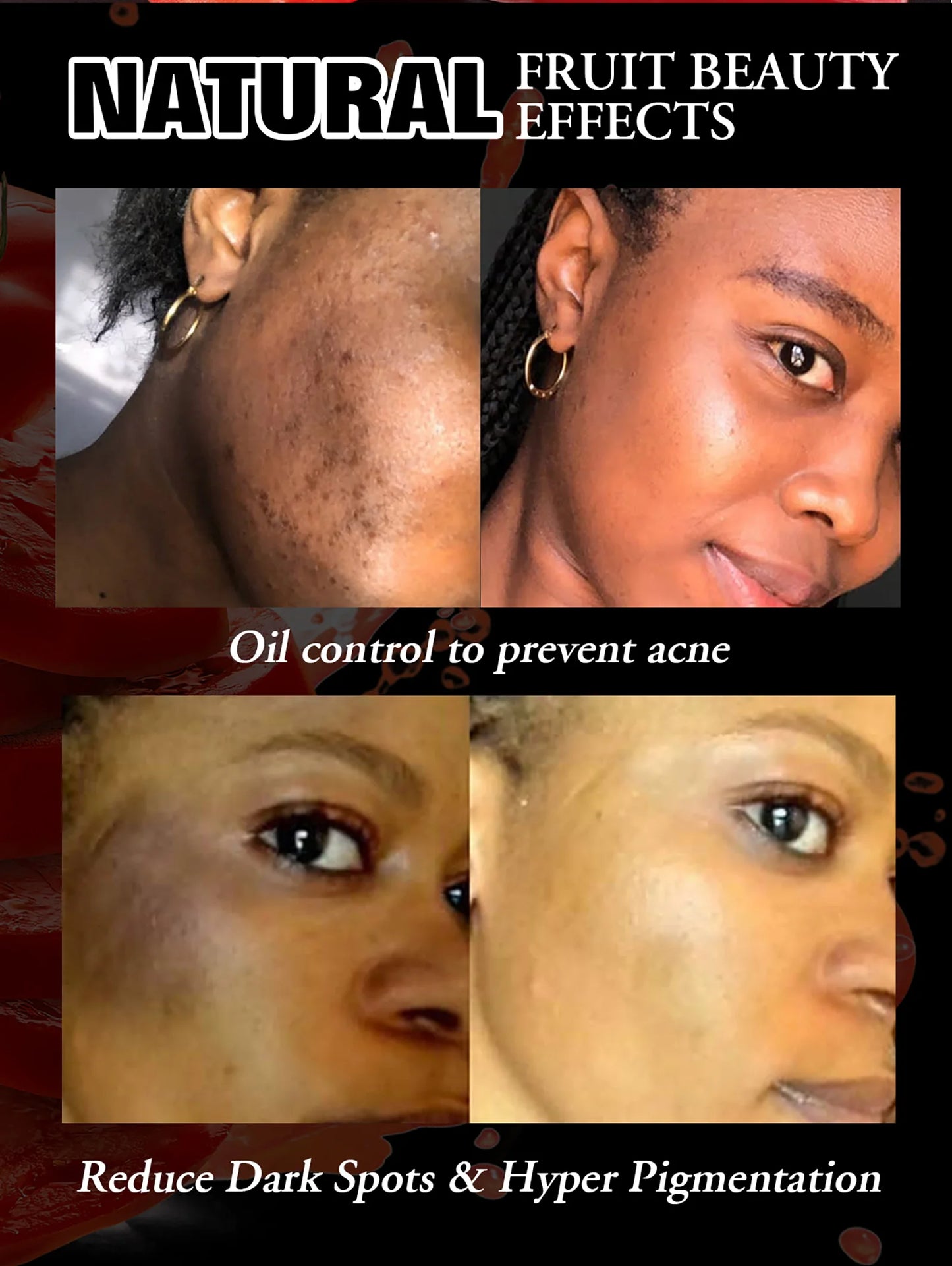 Natural Thailand Lycopene Powder Fruit Fragrance 10X Vitamin C Skin Care Beauty Whitening Face Soap For Black Spots