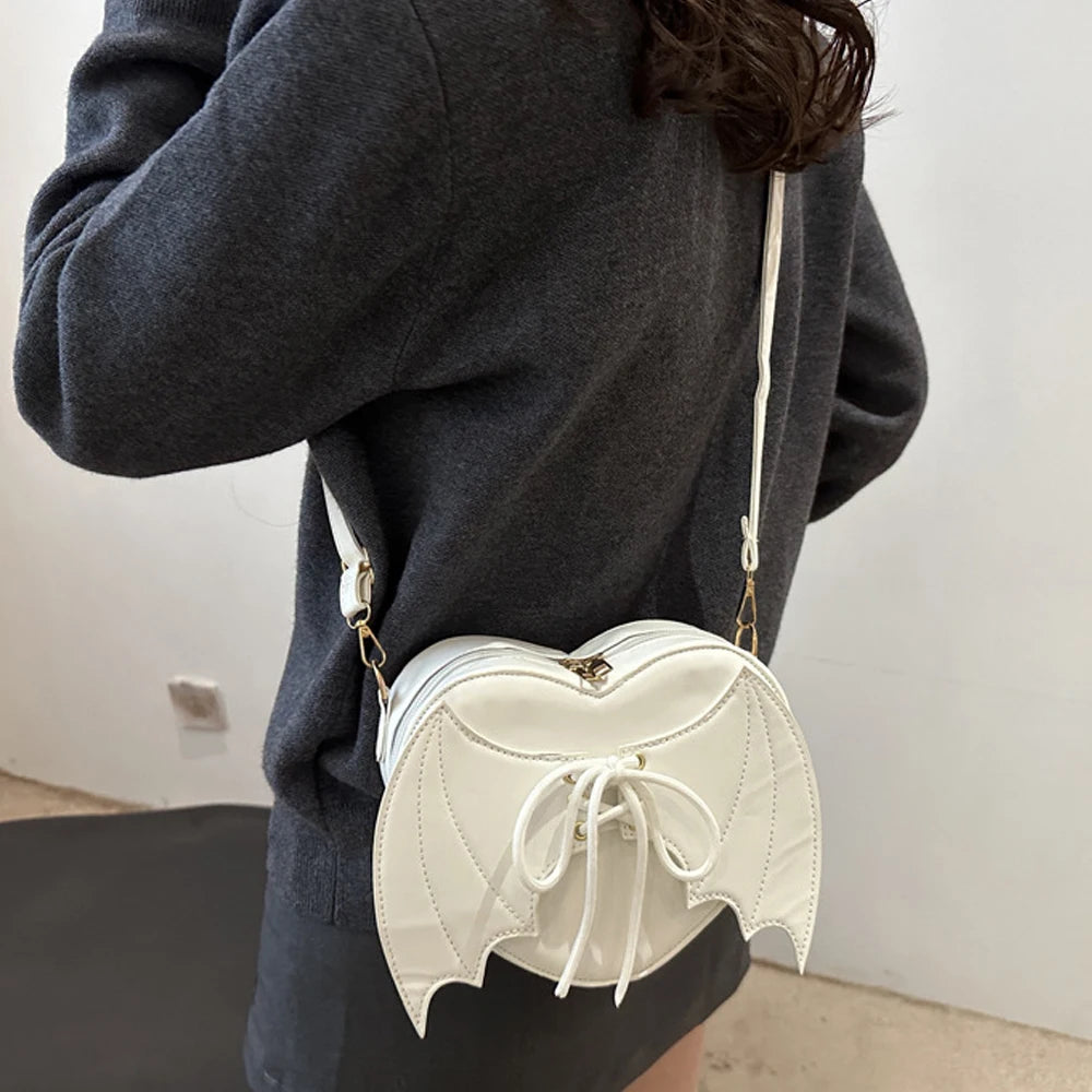 New trendy and personalized wing shoulder bag, versatile ins crossbody shaped bag