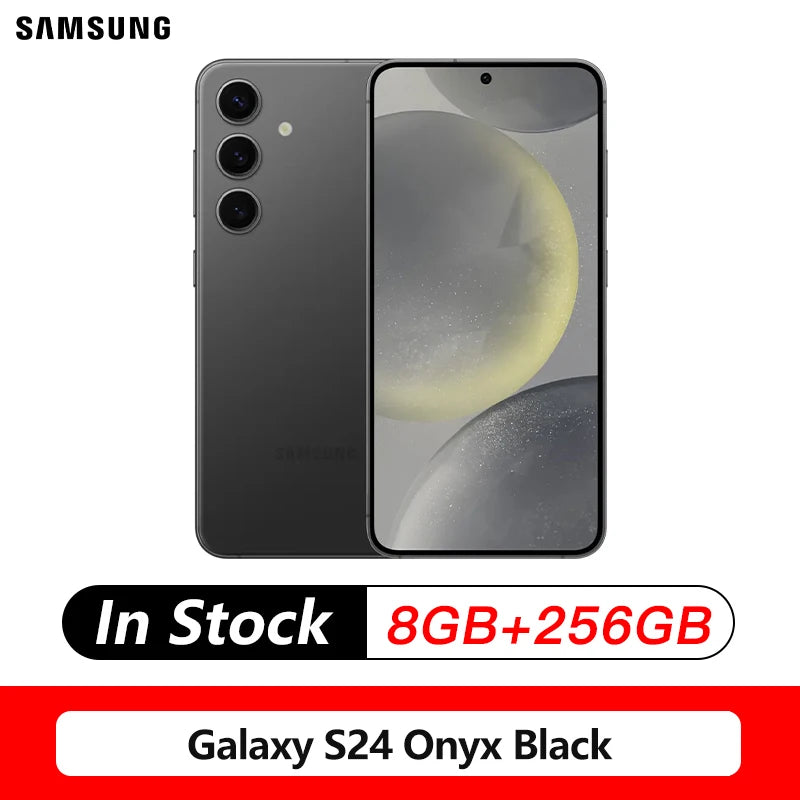 Samsung Galaxy S24 5G AI Smartphone Snapdragon 8 Gen 3 6.2" 120Hz AMOLED 2X Display 50MP Qual Camera Cell Phone 25W