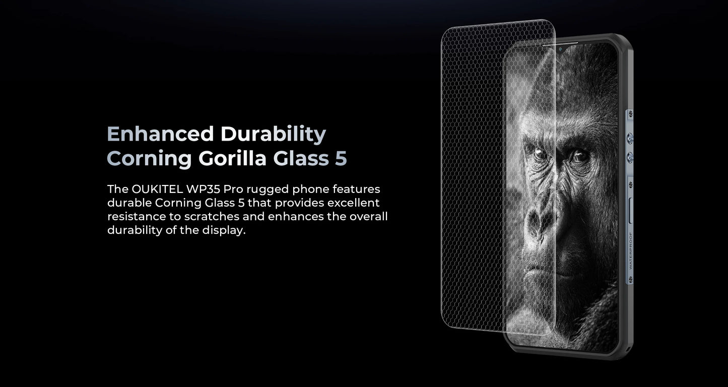 Oukitel WP35 Pro 11000mAh Rugged Smartphone 5G 11000mAh 36GB+512GB Andiron 14 64MP NFC Cell Phone