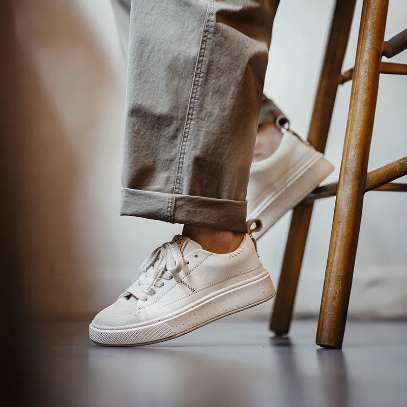 Maden Splash Ink Retro Board Shoes Men's Summer New Low Top Casual Shoes Versatile Rubber Thick Bottom Board Shoes Sneakers