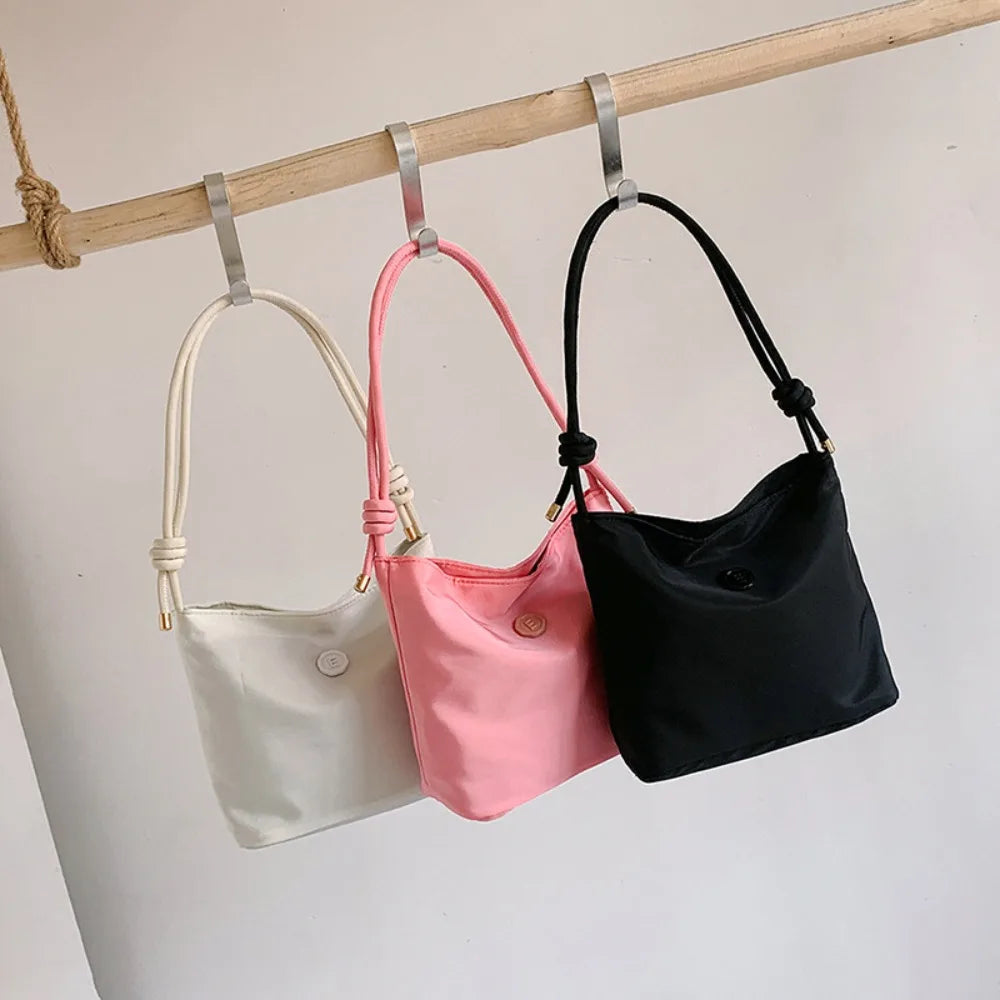 Women Girls Small Tote Bag Fashion Women Nylon Top Handbag New Large Capacity Tote Bag Purse Ladies Shoulder Bag