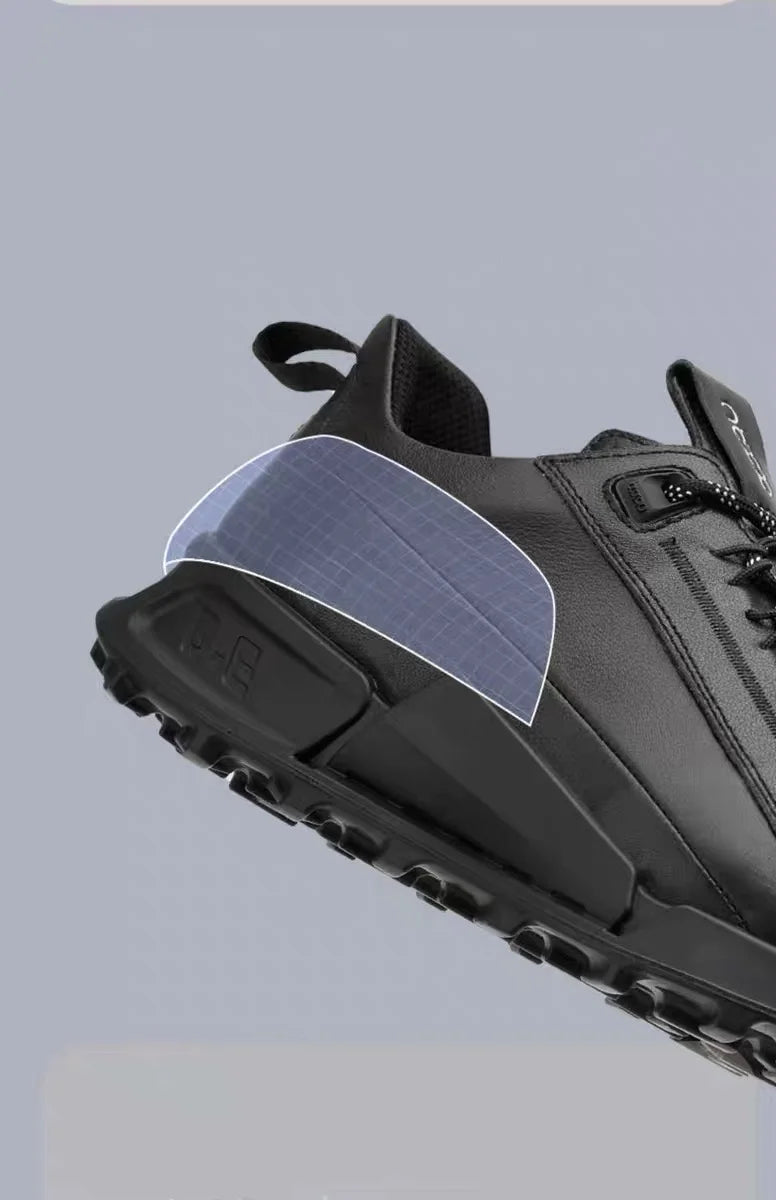 Men's Sneakers Casual Sports Shoes for Men Lightweight Leather Breathable Shoes  Mens Flat White Shoes Zapatillas Hombre