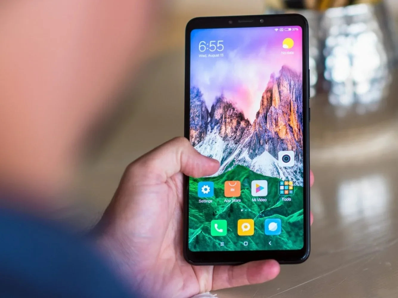 Renewed Phone Xiaomi Max 3 4G LTE GSM unlock 6.9 "12MP Dual Camera(Dual SIM)(syndragon)(Global Black) no charger