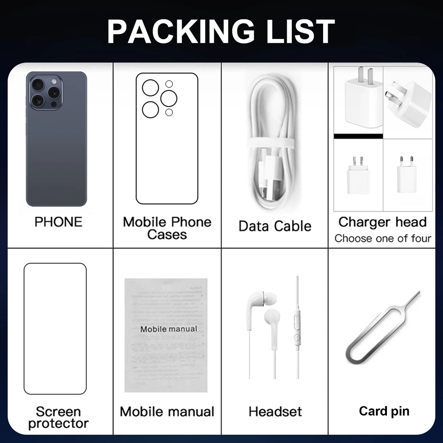 這款手機殼適用於 i16 pro max 5G Android14 Snapdragon 8th Generation 3 Memory Facial Unlock