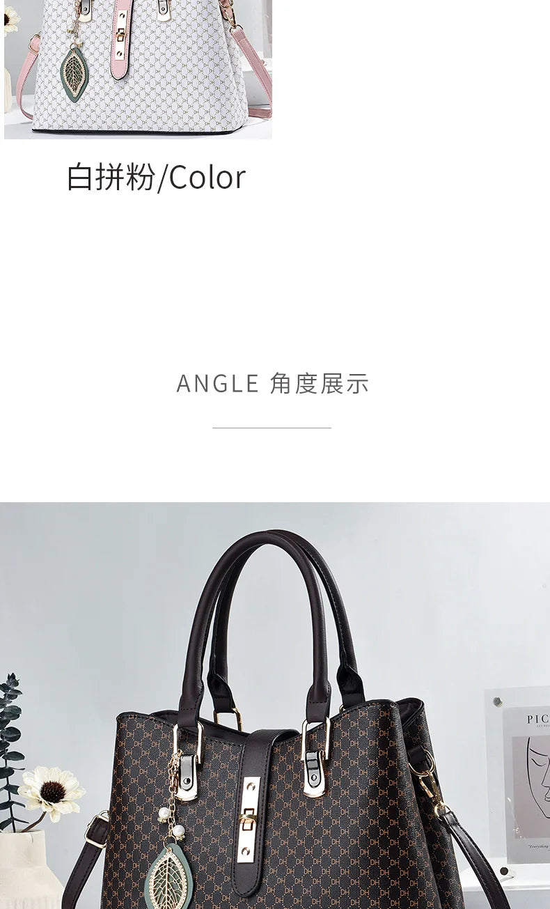 Luxury Brand Designer Women's Handbag Fashion New Shoulder Bag Women's Large Capacity High-quality Crossbody Bag Tote Bag Women