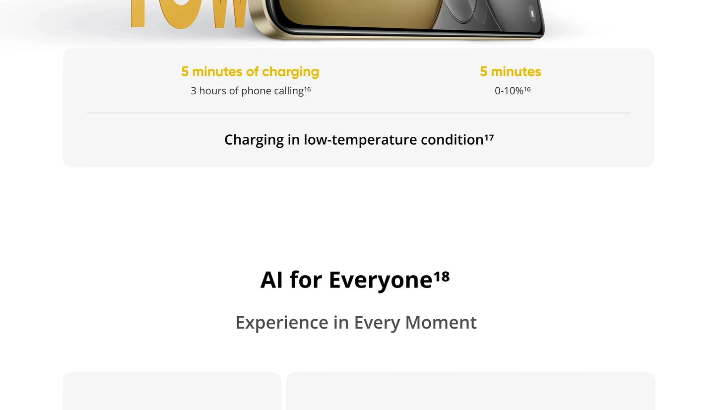 Global Version realme C75 6.72'' 90Hz FHD Display 50MP AI Camera 6000mAh Battery 45W Charge IP69 100% Original Cell Phone