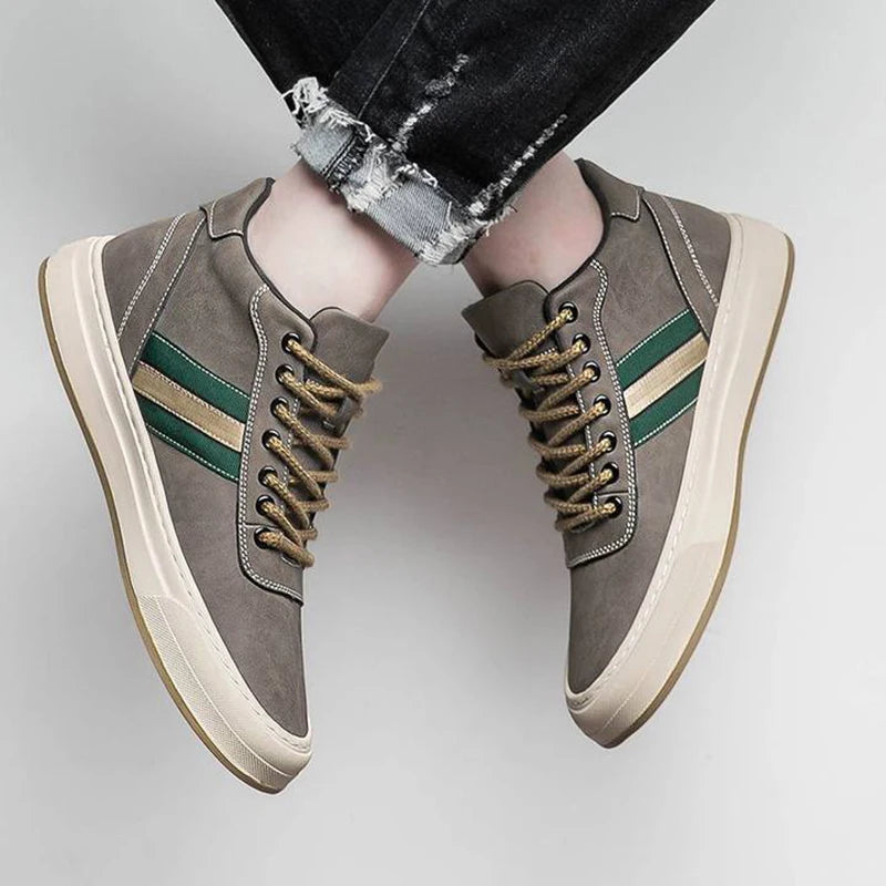 Men's Elevator Shoes Increase 6cm Sneakers Men Sports Shoes Leisure Inner Height Increasing Shoes Hidden Heels Shoes Size 38-44