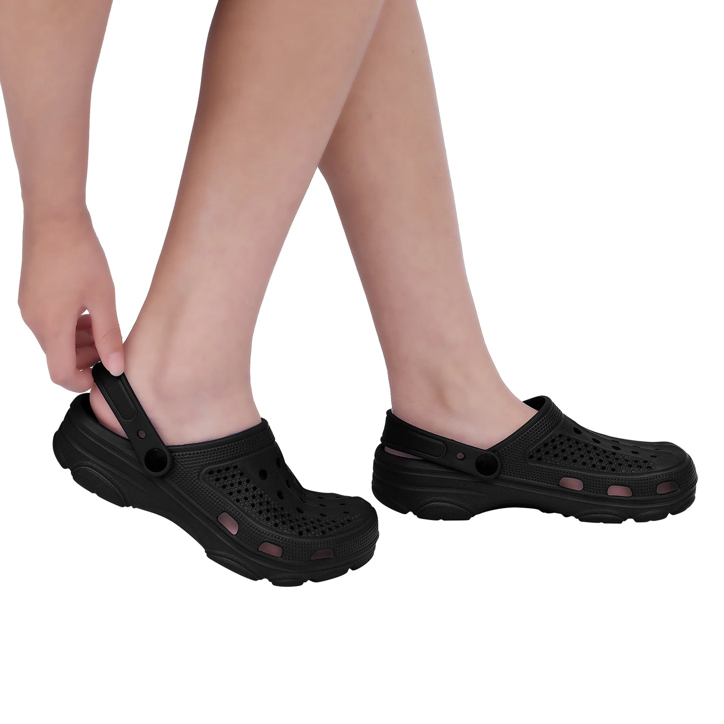 Shevalues Fashion Men Clogs Slippers Casual Hole Beach Sandals Outdoor Men Garden Shoes Summer Soft Sandals Home Bathroom Slides