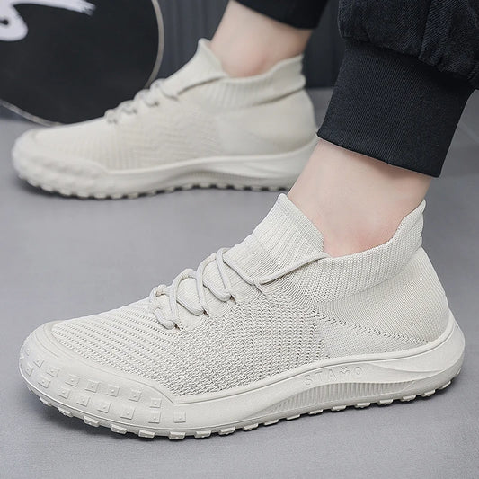 Men Casual Sneakers Summer Breathable Sport Shoes Outdoor Running Shoes male's Mesh Light Comfort Athletic Jogging Walking Shoes