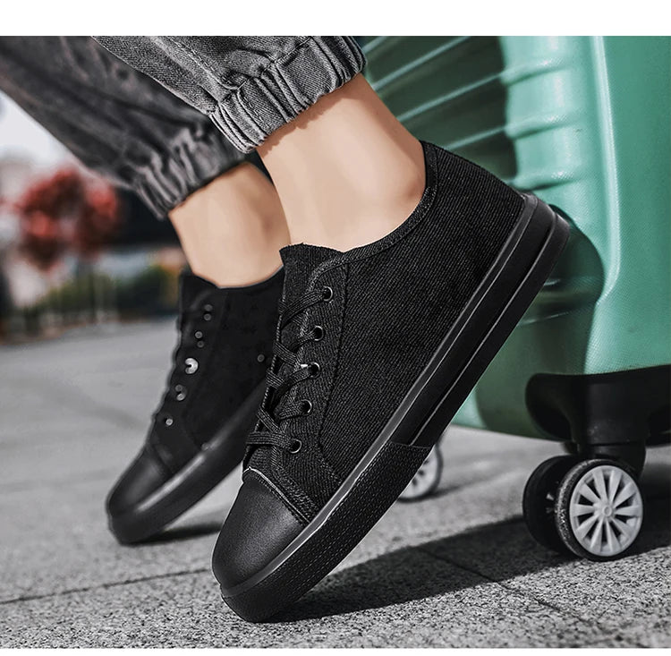Men Canvas Sneakers Comfort Outdoor Walking Footwear Flat Casual skateboard Sports Shoes Skate Shoes Zapatos Hombe 2023