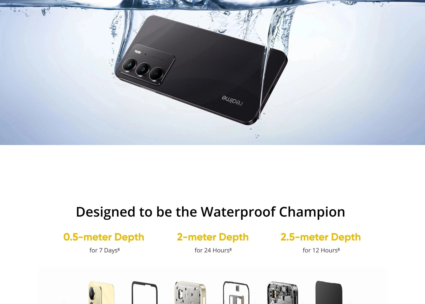 Global Version realme C75 6.72'' 90Hz FHD Display 50MP AI Camera 6000mAh Battery 45W Charge IP69 100% Original Cell Phone