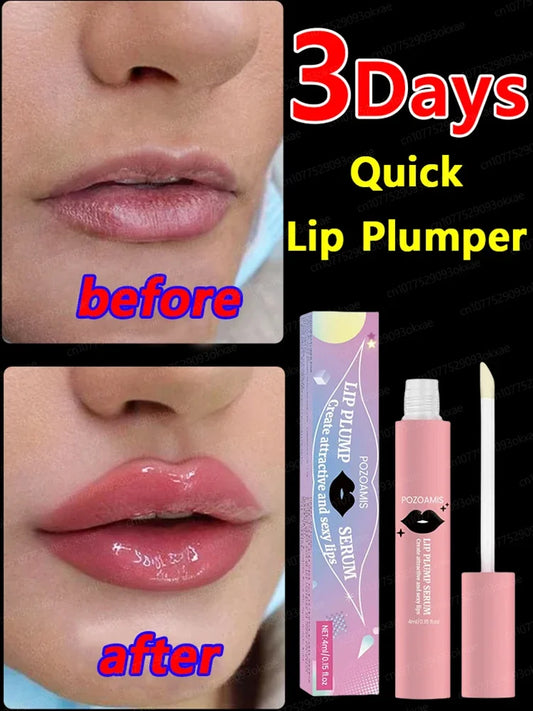 Lip plumping balm, quickly achieve extremely plump lips Instant Volumising Lip Plumper Oil Collagen Lip Gloss Moisturizer Repair