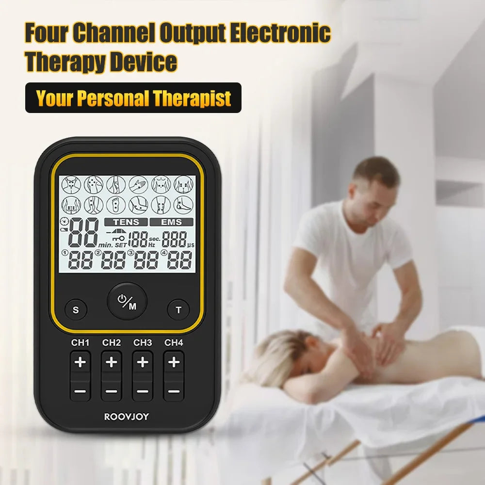 Electrostimulation Russian Wave Electric  Ems Muscle Stimulator Tens Unit Machine Professional Ems Acupenture Body Massager