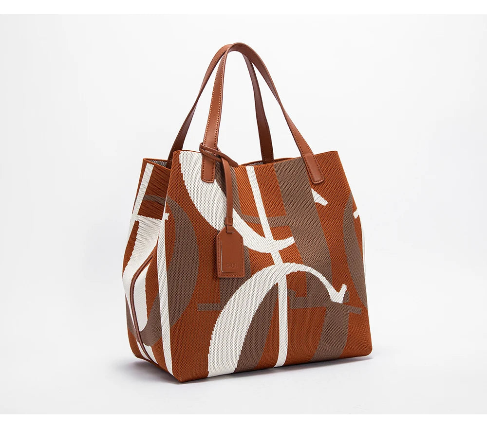 Multi-coloured Colour Retro Style Women's Large Capacity Handbags Multi-coloured Available Classic Multi-purpose Women's Handbag