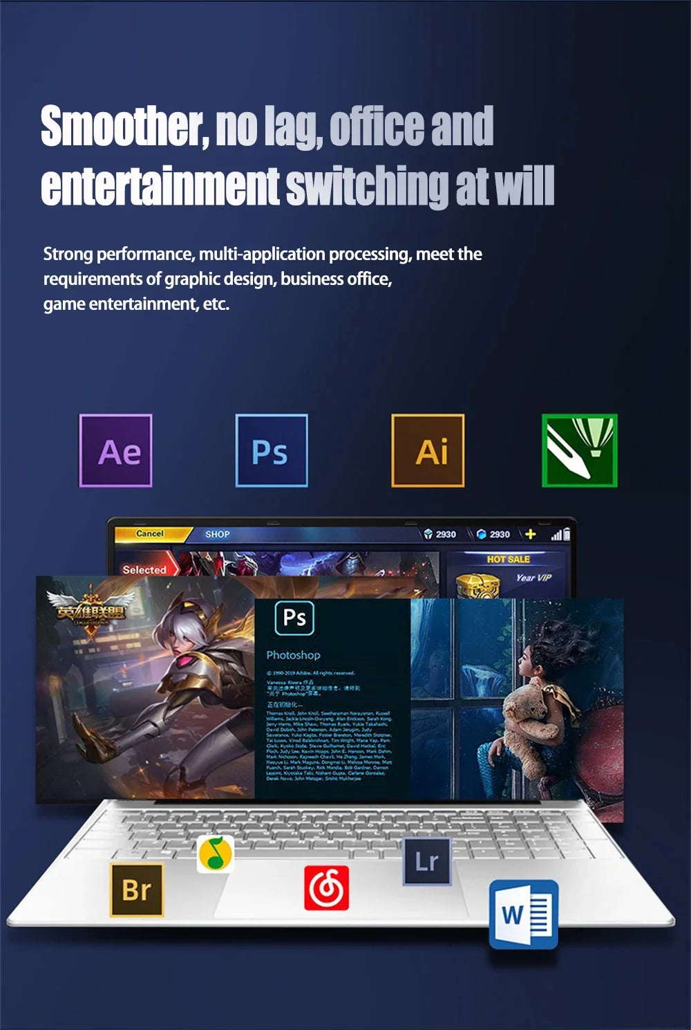 Laptop 15.6" Windows 11 Intel N5095 Office Computer WIFI Backlit Fingerprint Notebook Pc Essential for Travel and Birthday Gifts