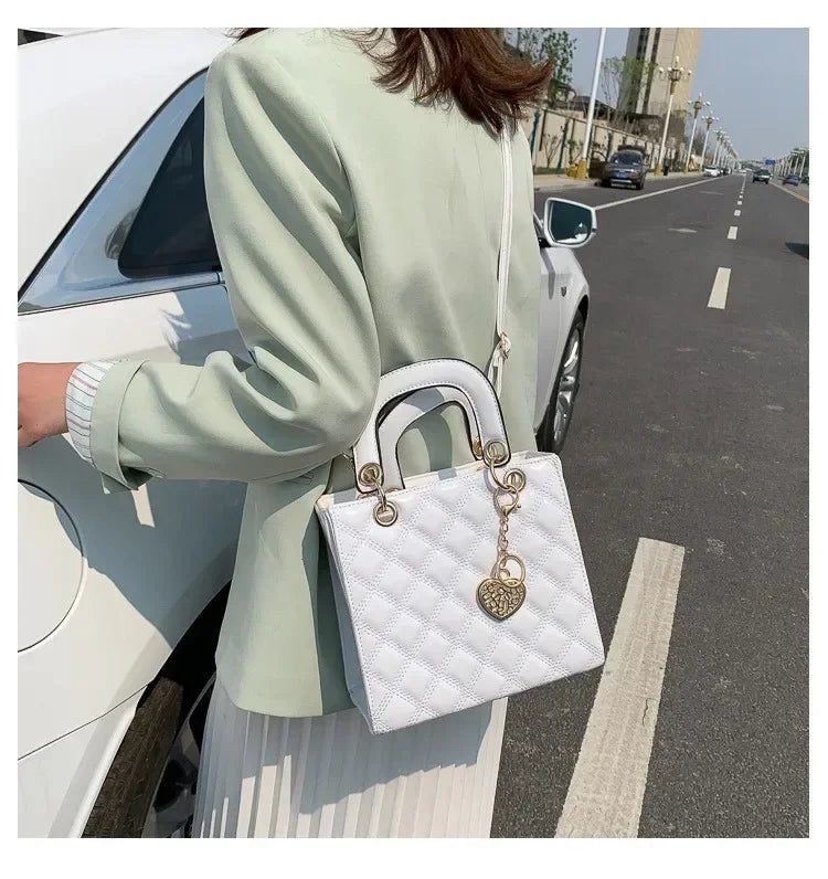 Handbag Women Brand Luxury Totes High Quality Fashion Classic Quilted Square Handle Bag Women Crossbody Shoulder Bags Dropship