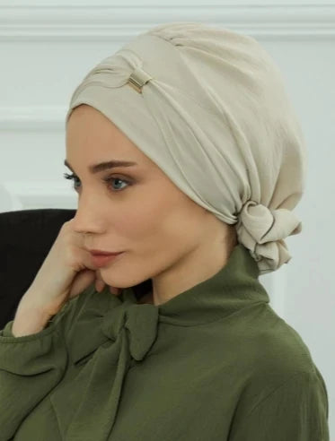 Muslim Solid Instant Turban Hat Hijab Women Caps Islamic Bandana Bonnet Fashion