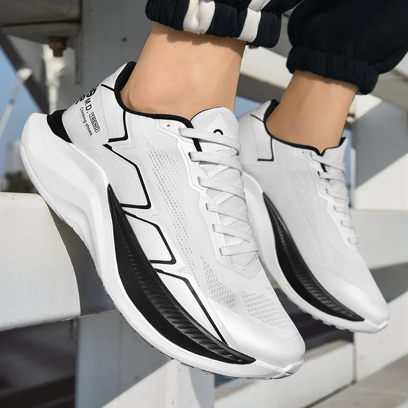 Running Shoes 2025 New White Sports Shoes for Men Man Sneakers Fashion Men Footwear Outdoor Non-slip Gym Wear Resistant Marathon