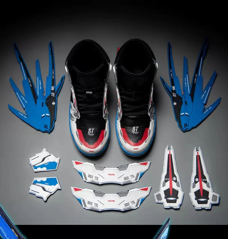 Shoes For Men Women's  Anime Sneakers 2024 Winter Fashion Male Casual Tenis Woman Trainers Race Shoes Boots Plus Size 36~46