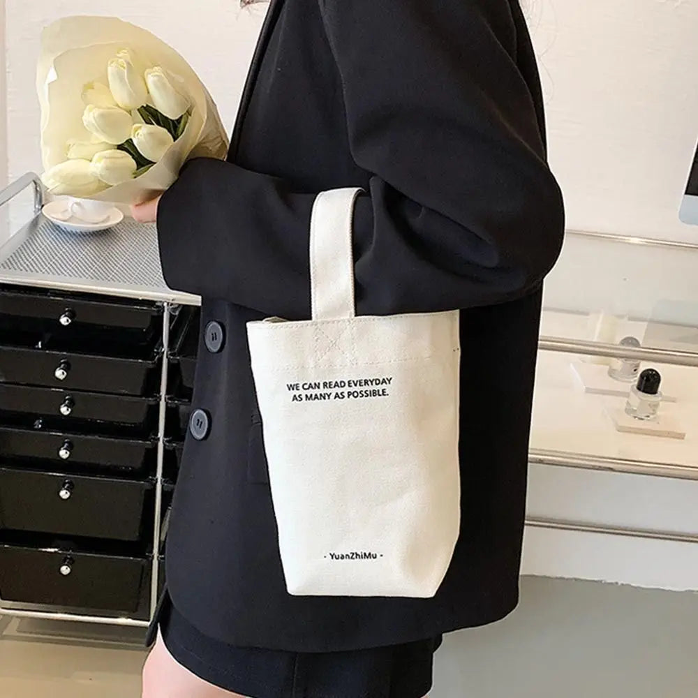 Casual Canvas Large Capacity Tote Women Handbags Letters Shoulder Crossbody Bags Shopper Bag Purse