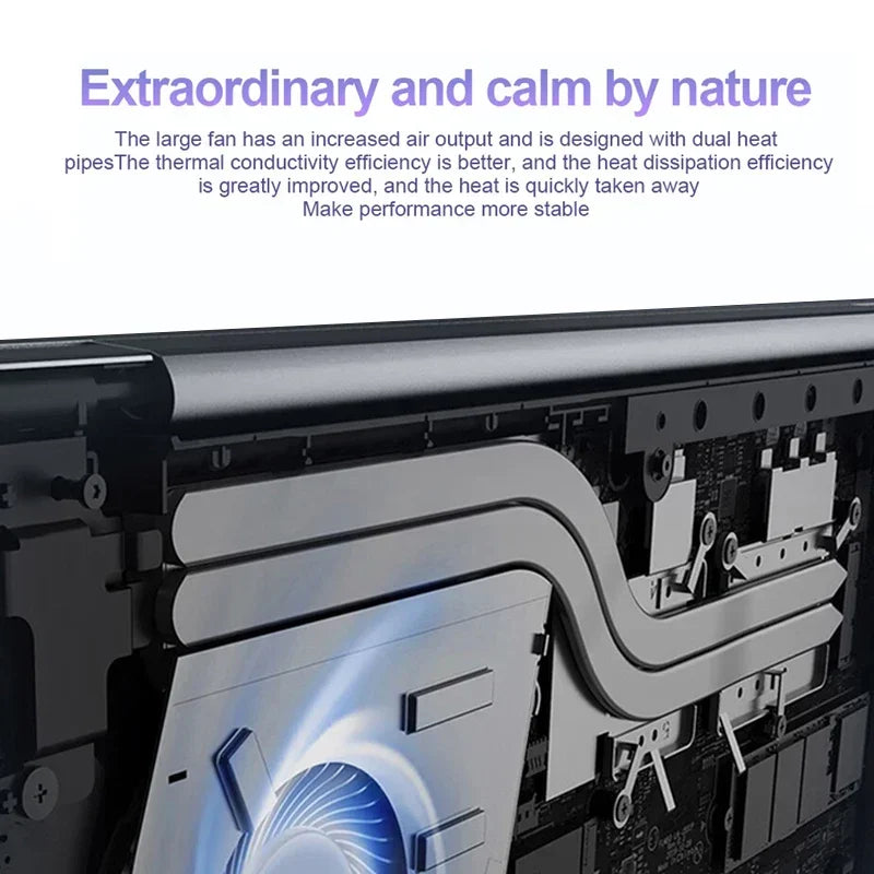 15.6 吋超薄筆記型電腦 16GB RAM 2TB SSD 英特爾 N3700 筆記型遊戲玩家 1920*1080 顯示器辦公室學習電腦 PC Windows 11 專業版