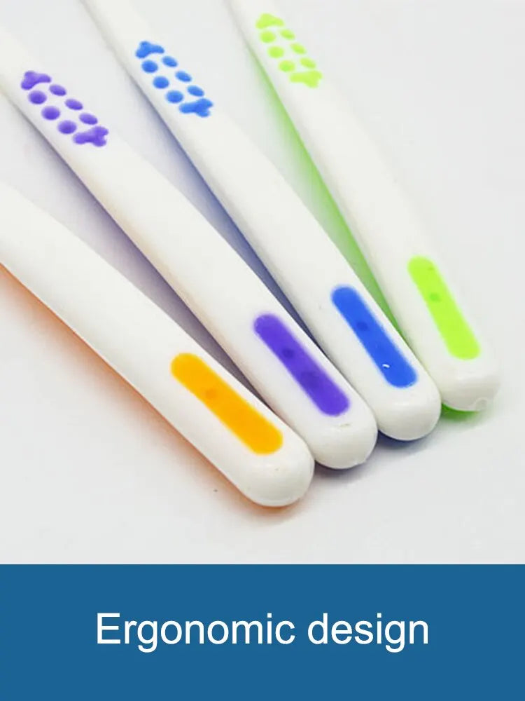 Tongue Scraper Tongue Cleaning Brush Care Plastic Tongue Scraper Travel Portable Freshen Breath Tongue Brush Cleaner for Oral Ca