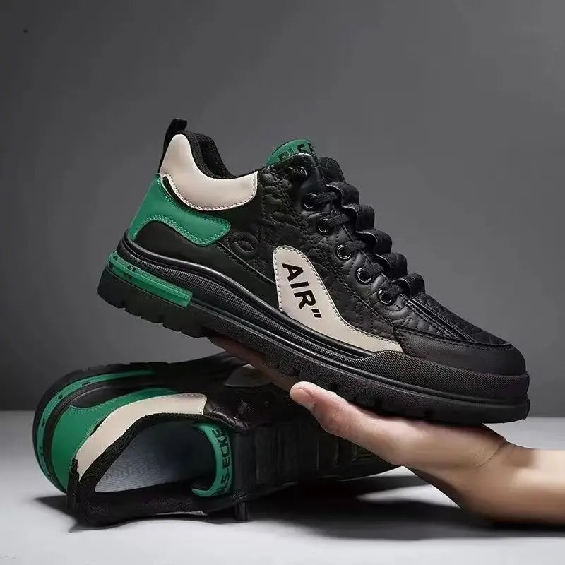 2025 New Shoes for Men Comfortable Lace Up Flat Men's Casual Shoes Outdoor Men's Sneakers Fashion Sport Vulcanized Shoes Male