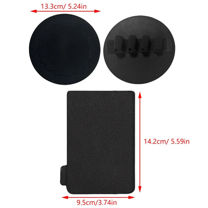 Black Spa Bathing Gloves Body Exfoliating Shower Scrubber Dead Skin Remover Rubber Pads Skin Massage Brush Bath Rubbing Tool