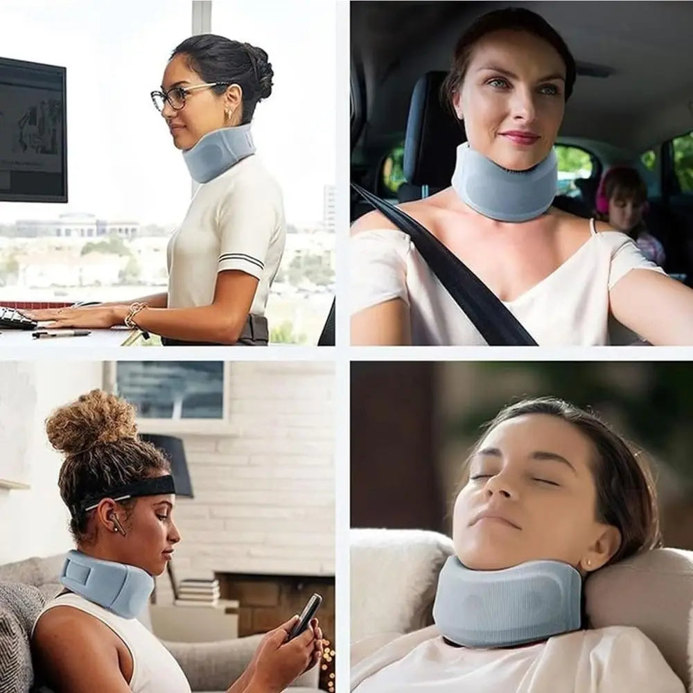 2024 New Cervicorrect Neck Brace Anti Snore Neck Brace for Sleeping Soft Neck Brace for Neck Pain and Support