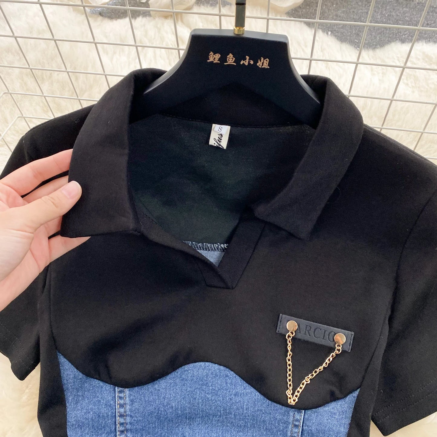 High Waist Bodycon Vestidos Mujer Women 2025 Dresses Contrast Fake Two Piece Dress Casual Fashion Vestido Temperament Robes