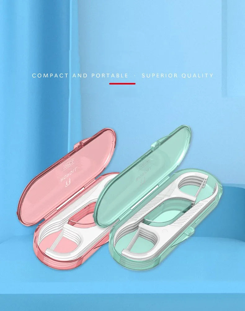 10 Pcs/box Portable Dental Floss Sticks Disposable Toothpicks Teeth Cleaning Tool Interdental Brush Oral Hygiene Care Flosser