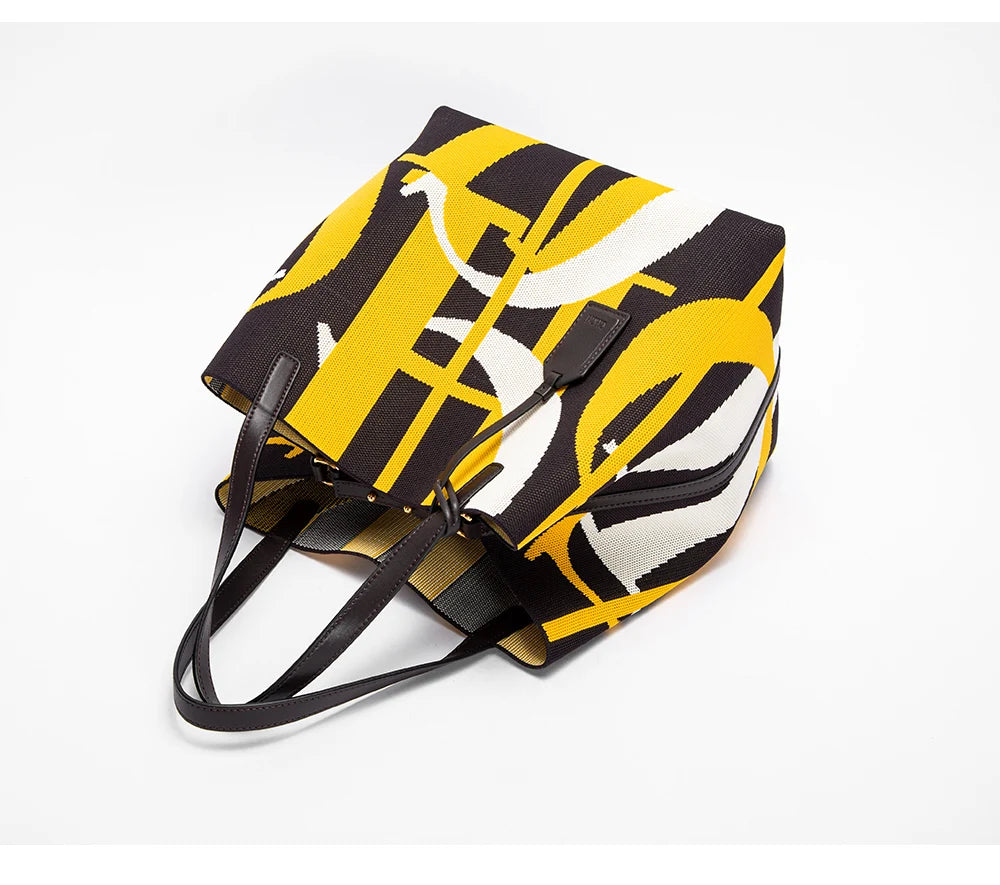 Multi-coloured Colour Retro Style Women's Large Capacity Handbags Multi-coloured Available Classic Multi-purpose Women's Handbag