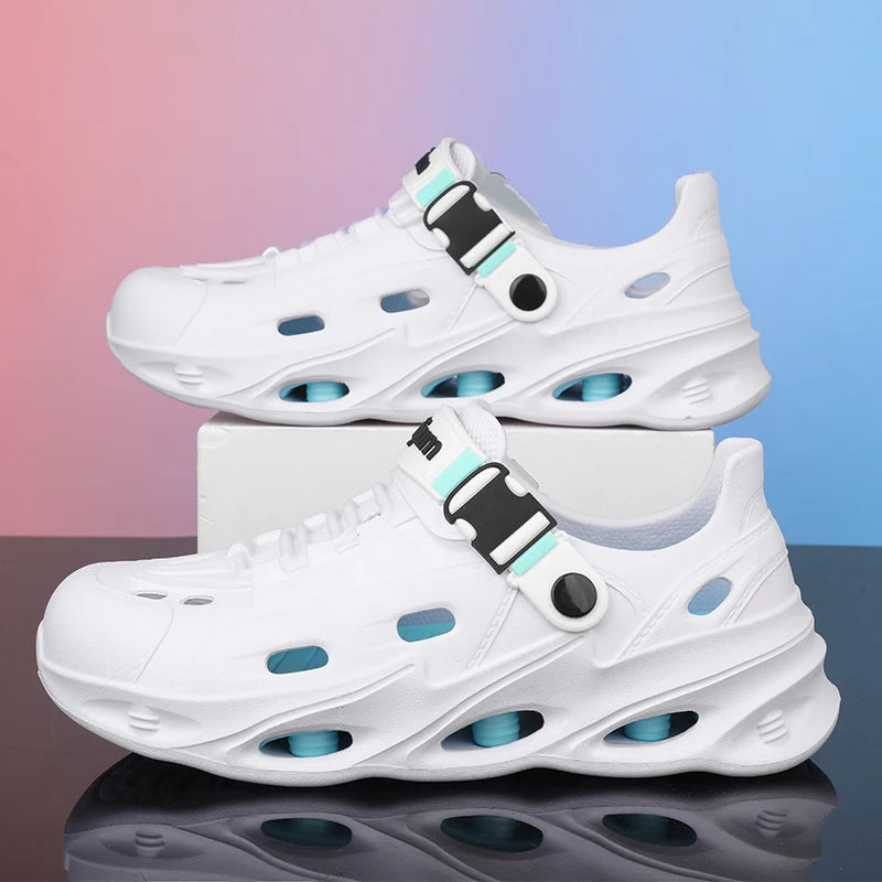 Men's Outdoor Sandals Sport Slippers Beach Slides Breathable Non-slip Clogs Men Casual Garden Shoes Hiking Men Outdoor Sandals