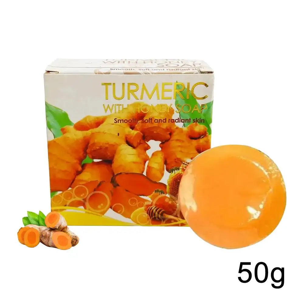 50g Face Wash Bar Soap turmeric soap bar Facial Hydrating Cleansing Face Soap Antioxidant Deep Cleansing Turmeric Soap