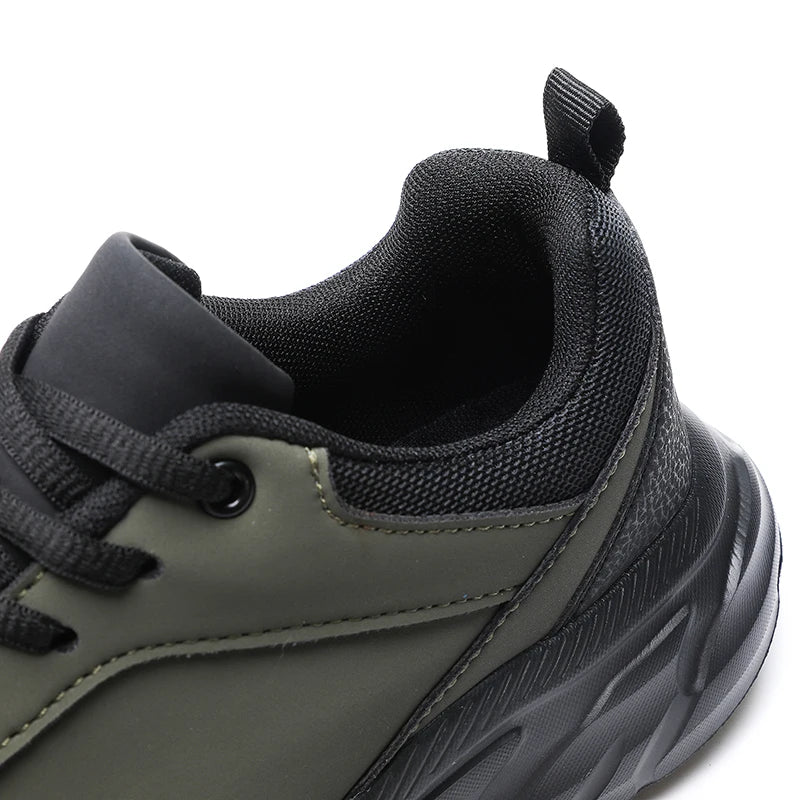 Autumn Men Sneakers Thick Soled Casual Shoes Men Cushioning Sports Shoes Outdoor Waterproof Walking Shoes Plus Size 39-48