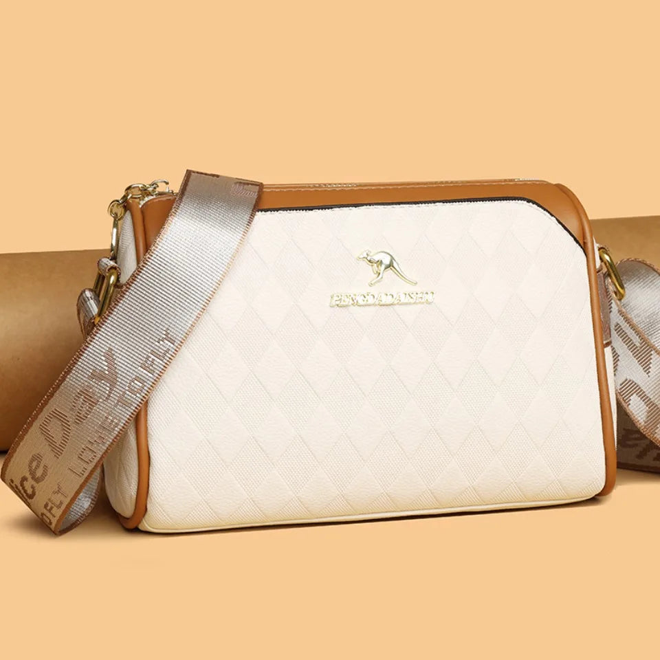 Luxury Handbags Women Bags Designer Crossbody Bags for Women Mother Soft Pu Leather Shoulder Purses Handbag Clutch 3 Layers Sac