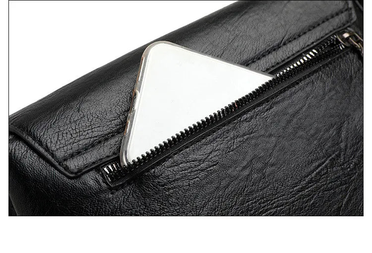 2025 Women's Single Shoulder Bag PU Soft Leather Texture Large Capacity Crossbody Handbag Simple Small Square Fashionable Bag