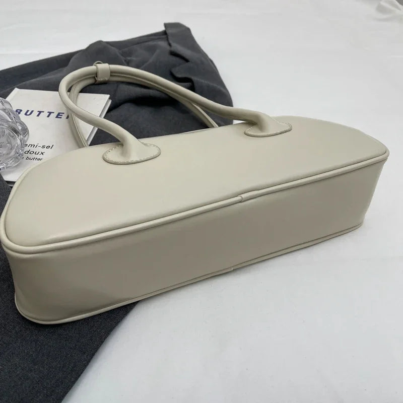 Advanced Sense Retro Pu Zipper Ladies Shoulder Bags Trend 2025 Light Luxury Hot Sale Bags for Women New Handbag Bolsas Femininas