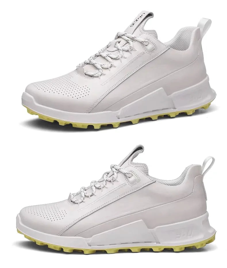 Men's Sneakers Casual Sports Shoes for Men Lightweight Leather Breathable Shoes  Mens Flat White Shoes Zapatillas Hombre