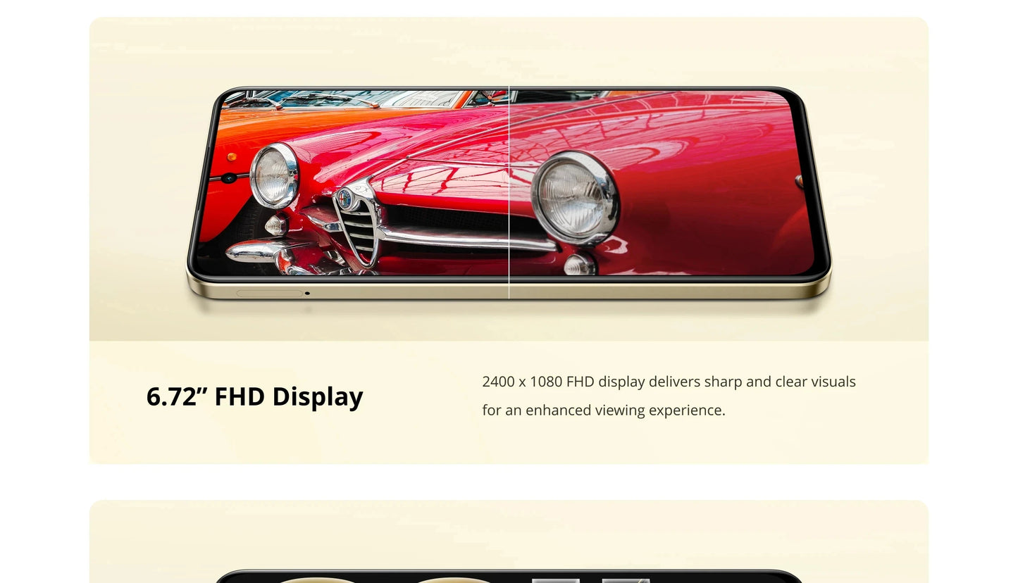 Global Version realme C75 6.72'' 90Hz FHD Display 50MP AI Camera 6000mAh Battery 45W Charge IP69 100% Original Cell Phone