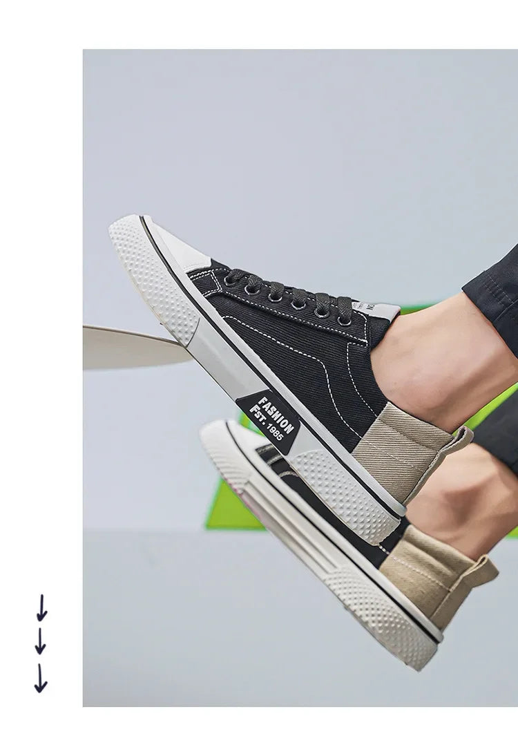 High Quality Men Canvas Shoes Original Designer Casual Shoes Hot Sale Sneakers for Men Platform Vulcanize Shoe Zapatillas Hombre