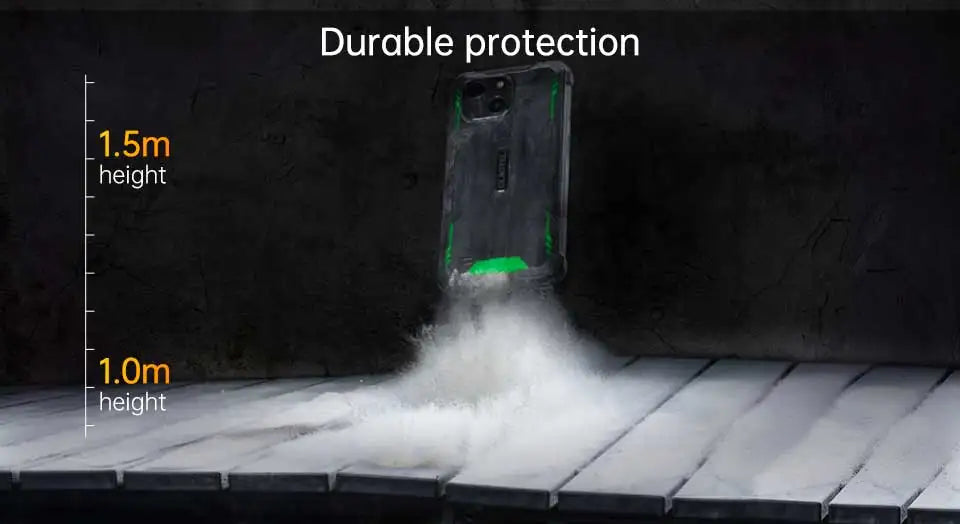 OUKITEL WP32 12GB(4+8) 128GB Mobile Phone IP68, Octa-Core, 6.0" HD+, Unbreakable Smartphone 6300mAh Android 13