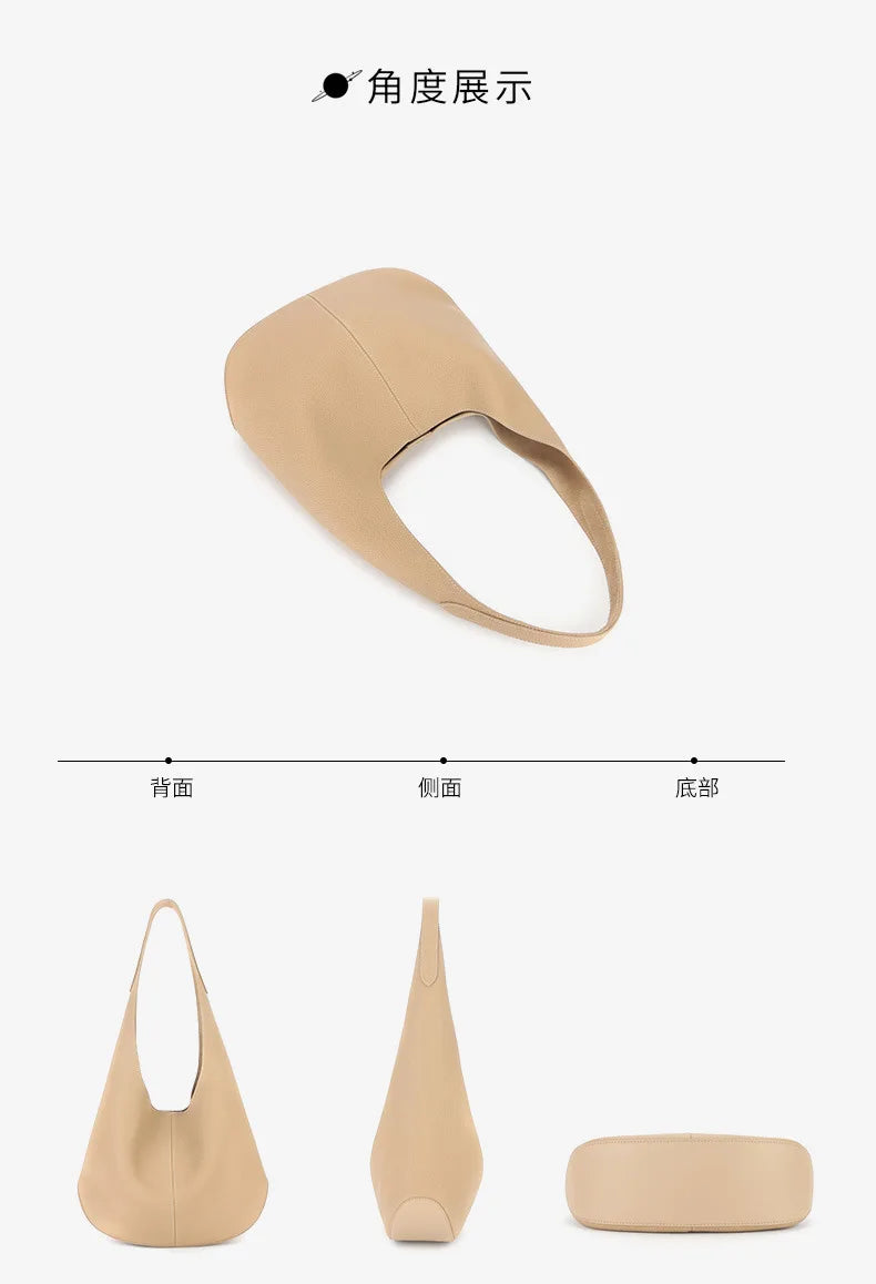 Designer Women Bag Genuine Leather Handbags High Quality Cowhide Hobo Bag Fashion Ladies Shoulder Bag