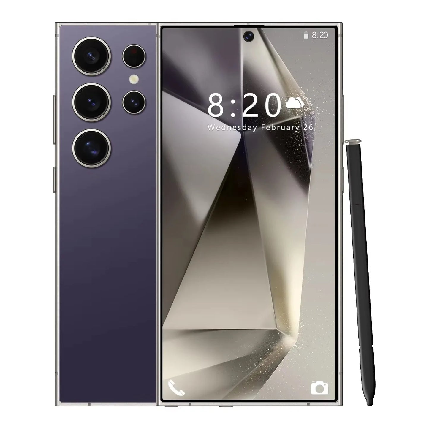 Global Vision S24 Ultra 智慧型手機 5G Android 6000mAH 8GB RAM 512G ROM 6.8 吋 1920x1080HD 24+48MP MTK10 4G 網路手機